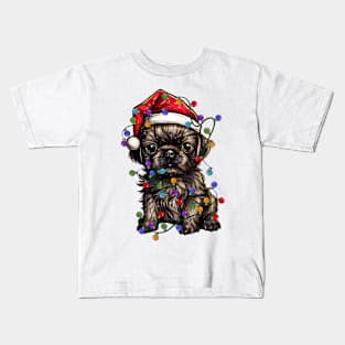 Christmas Puppy Kids T-Shirt